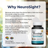 NeuroSight 智视康 - Brain & Vision Support Formula. Lutein X Zeaxanthin X Bilberry