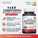 Cordyceps+ 冬虫夏草 | Panax Ginseng X Reishi Mushroom