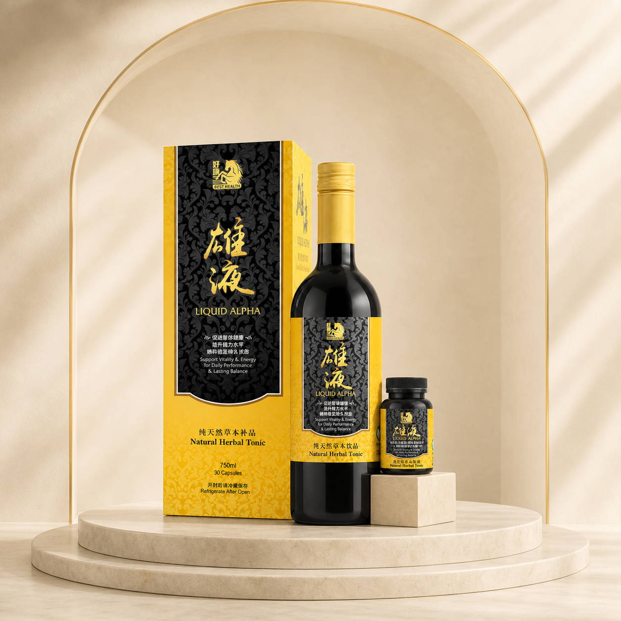 雄液补品 LA Tonic 产品组合